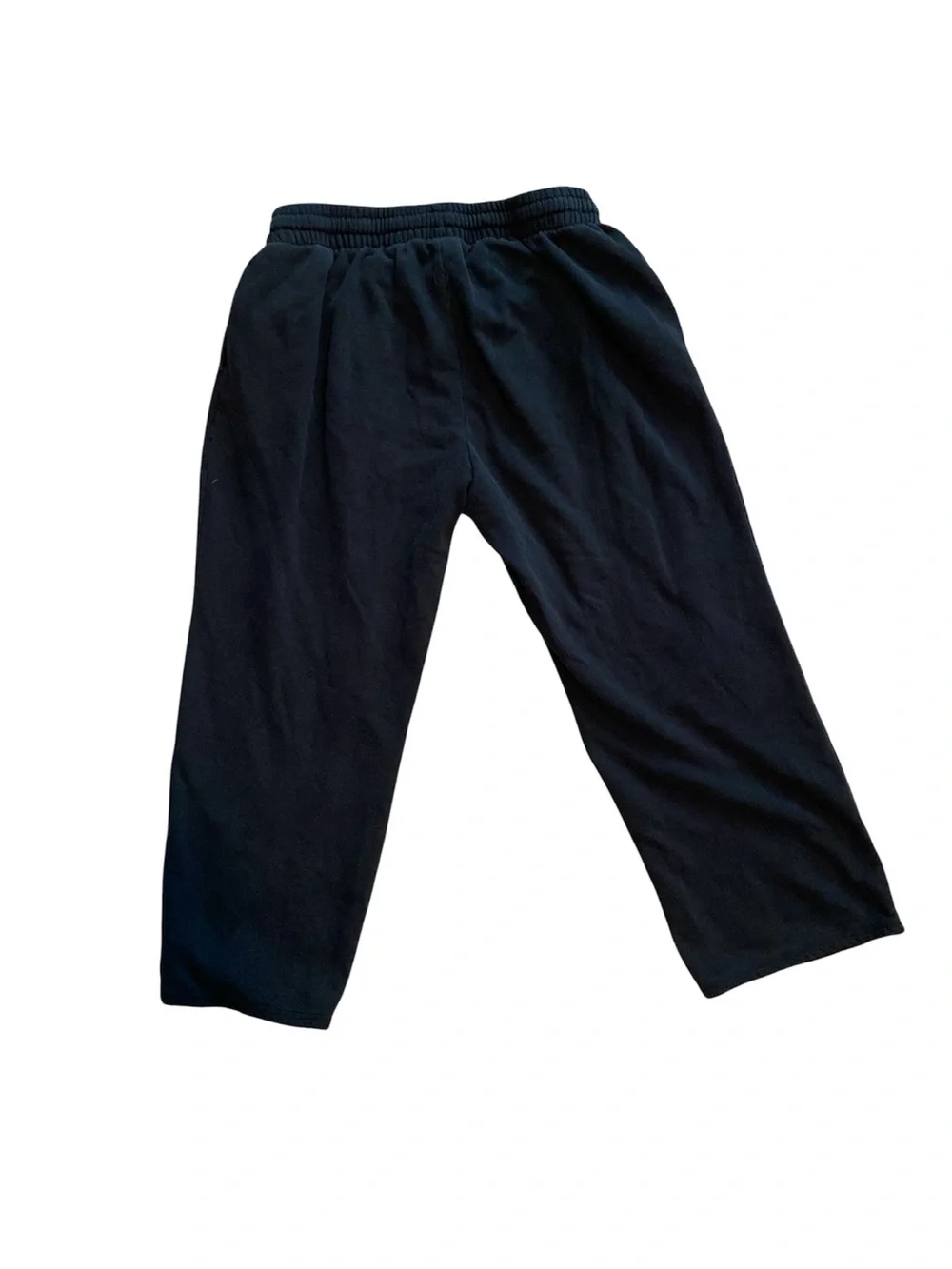 GAP Kids Black Logo Elastic-Waist Sweatpants